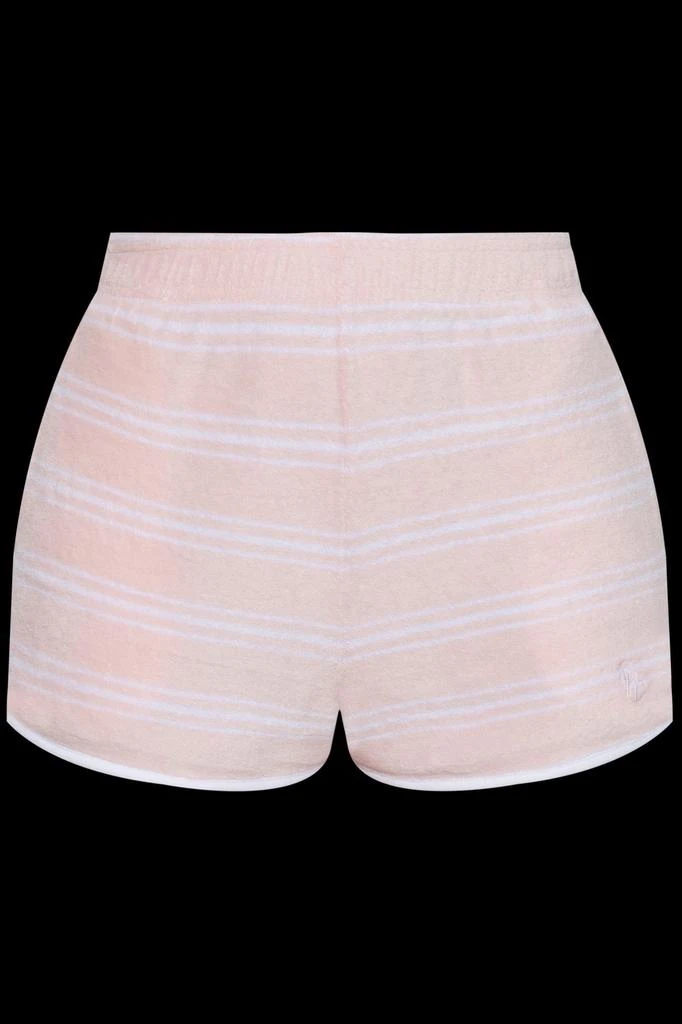 Sporty 
Rich Sporty 
Rich Logo Embroidered Striped Shorts 1