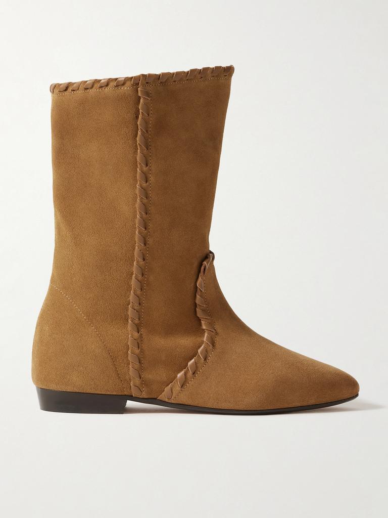 【送料&関税込】Isabel Marant staeni Ankle Boots Isabel Marant staeni Brown Ankle Boots With Beveled Toe And