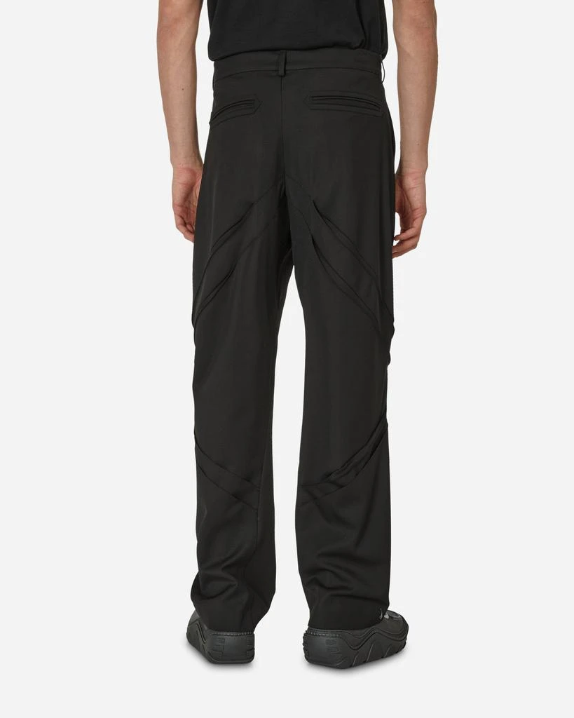 Kiko Kostadinov Melsas Darted Trousers Crow Black 3