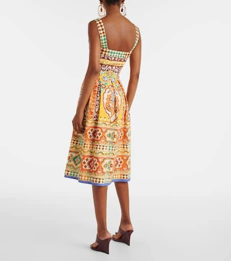 ETRO Printed cotton midi dress 3