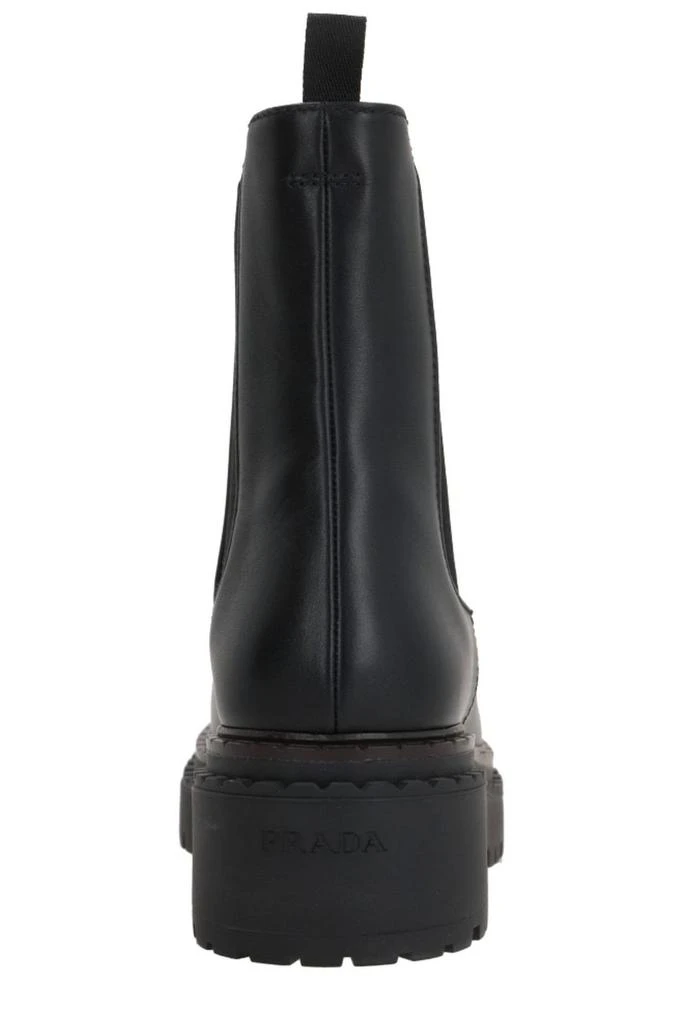 Prada Prada Round-Toe Chelsea Boots 3
