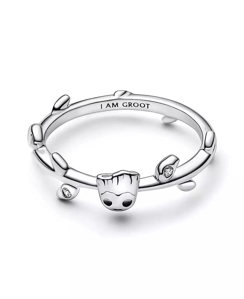 PANDORA Sterling Silver Marvel Guardians of the Galaxy Groot Leaf Ring 3