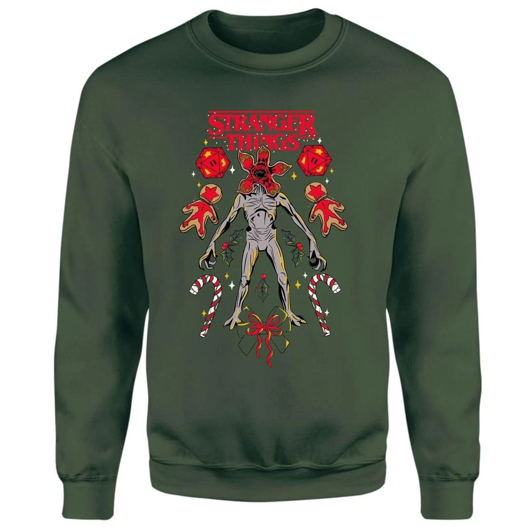Original Hero Stranger Things Demogorgon Christmas Christmas Jumper - Green 1