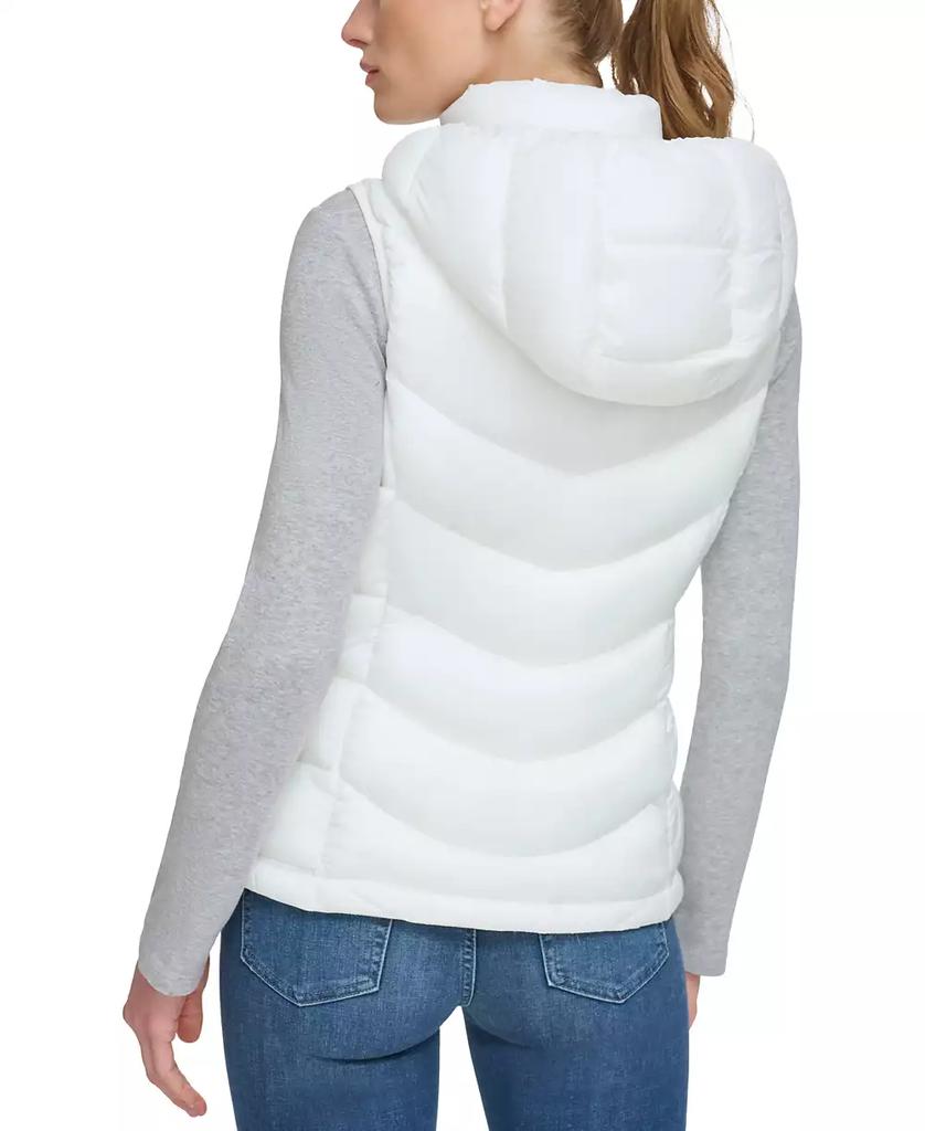 Charter Club Women's Packable Hooded Puffer Vest, Created for Macy's