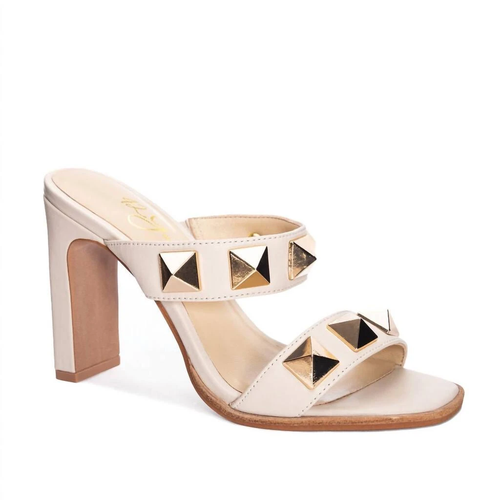 42 GOLD Lara Dress Sandal In Cream 1