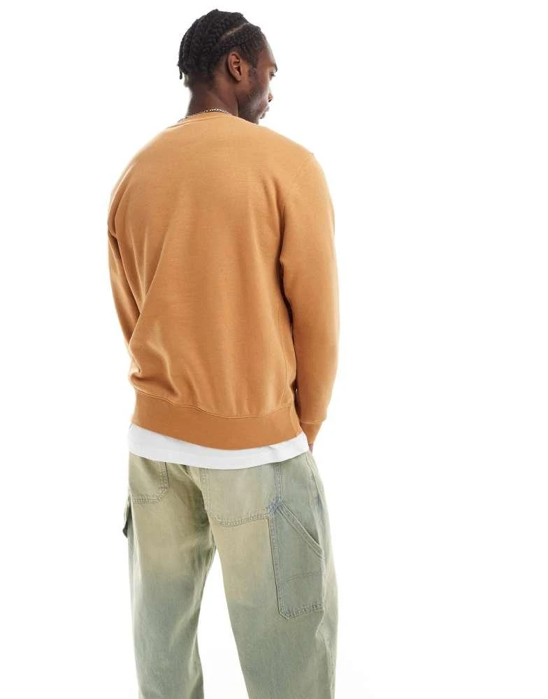 NIKE Nike Club unisex crew sweatshirt in brown 4
