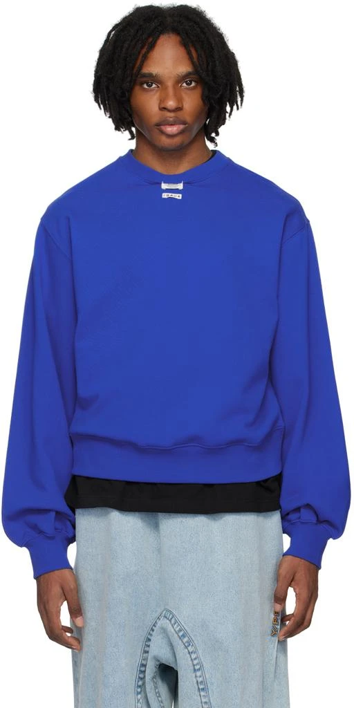 ADER error Blue Langle Sweatshirt 1