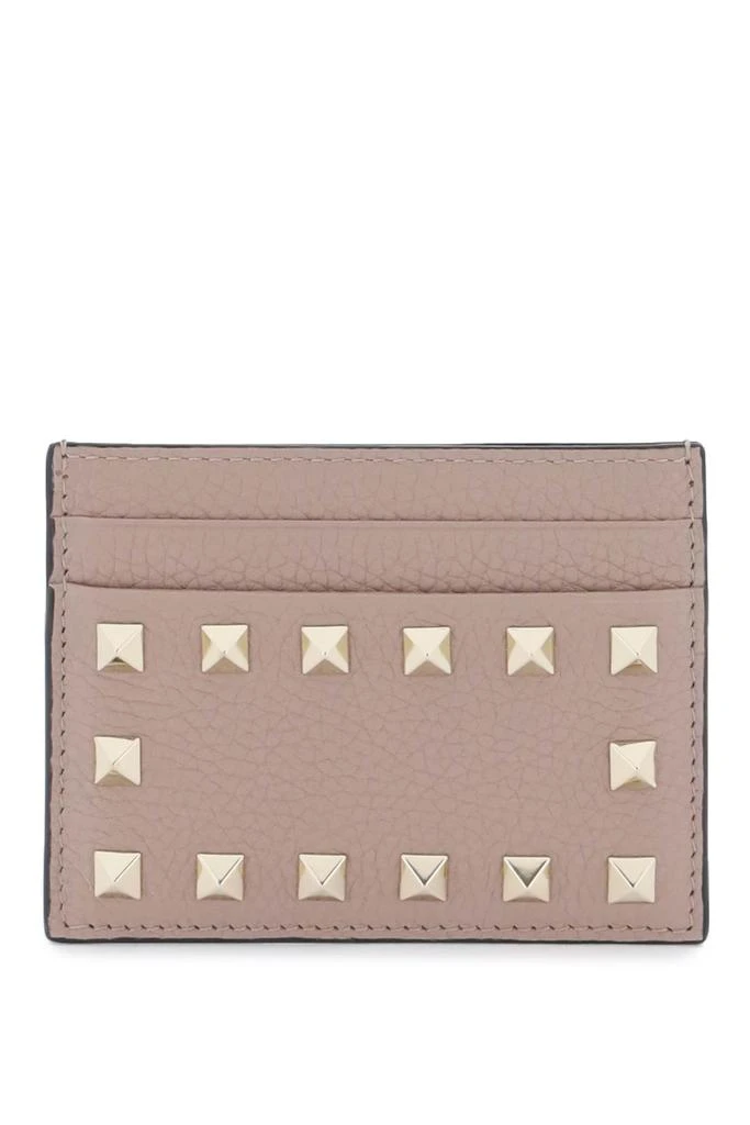 Valentino rockstud leather card holder 1