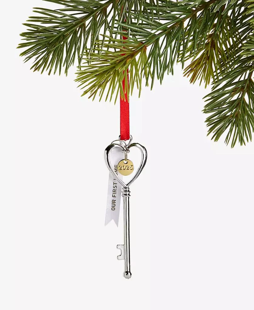 Holiday Lane Our First Home 2025 Heart Key Ornament, Macy
s Exclusive 2