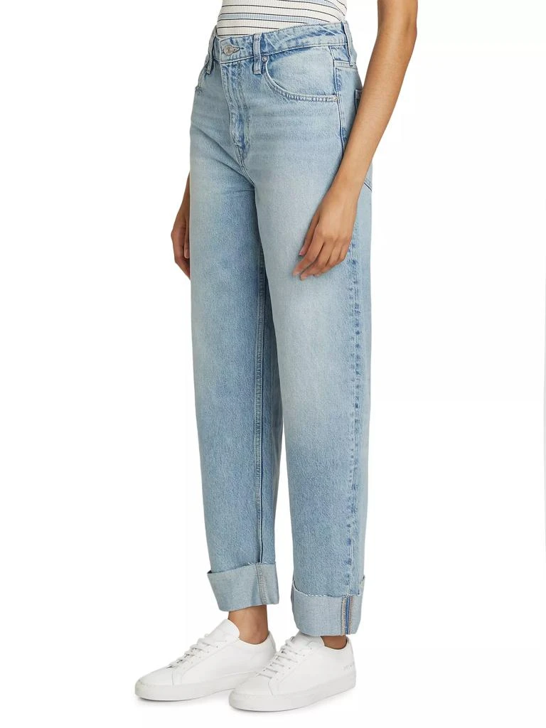 FRAME Barrel Cuffed-Hem Jeans 4