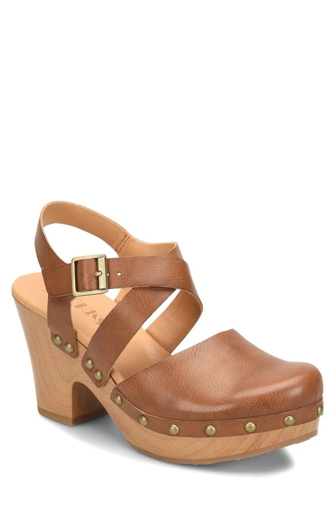 KORKS Abloom Strappy Clog Platform Slingback Pump 1