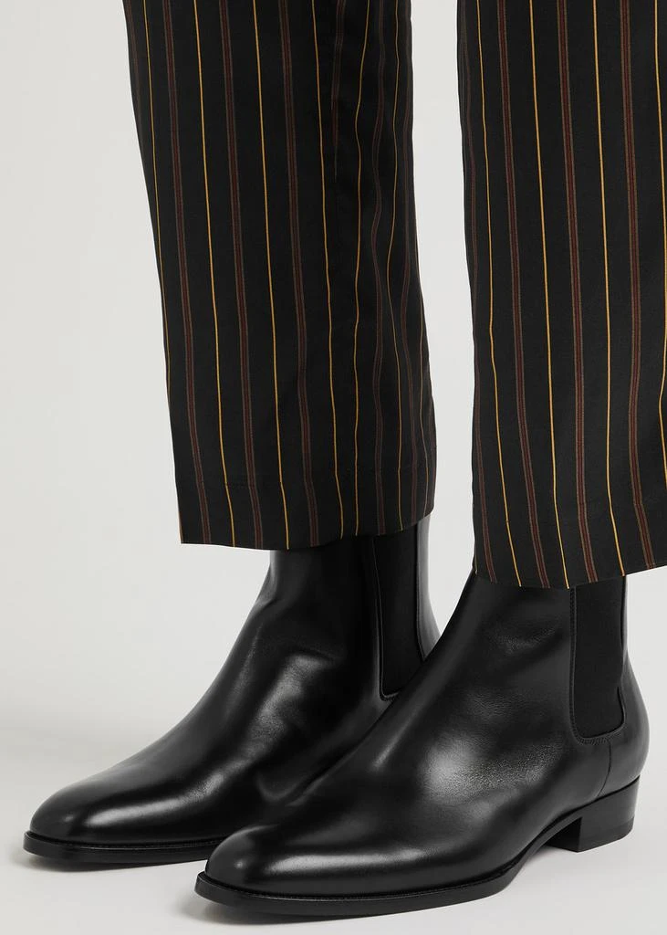 Yves Saint Laurent Wyatt 30 leather Chelsea boots - Boots  display picture 1