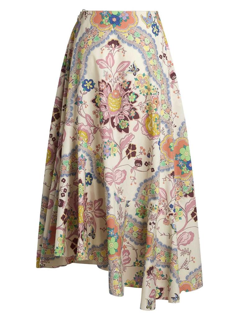 【ETRO】MULTICOLOR COTTON MIDI SKIRT ETRO Etro Midi Skirt - Dresses & Skirts - Compare Prices