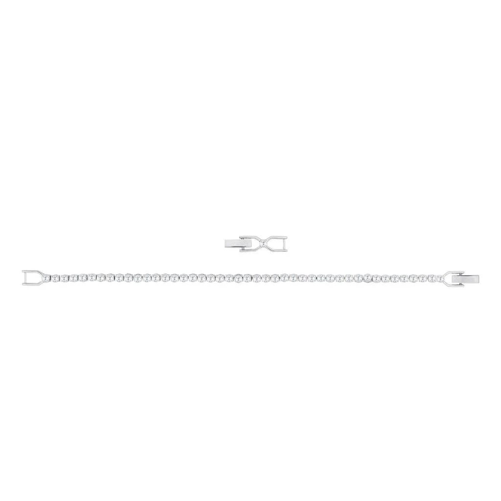 Swarovski Emily tennis bracelet round cut white rhodium plated 5
