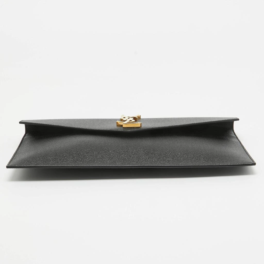 Yves Saint Laurent Saint Laurent Black Leather Uptown Pouch 6