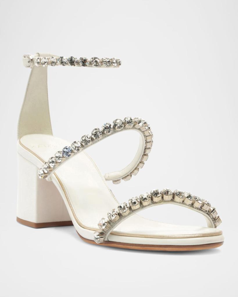 Alexandre Birman Alexa Crystal Bridal Pumps