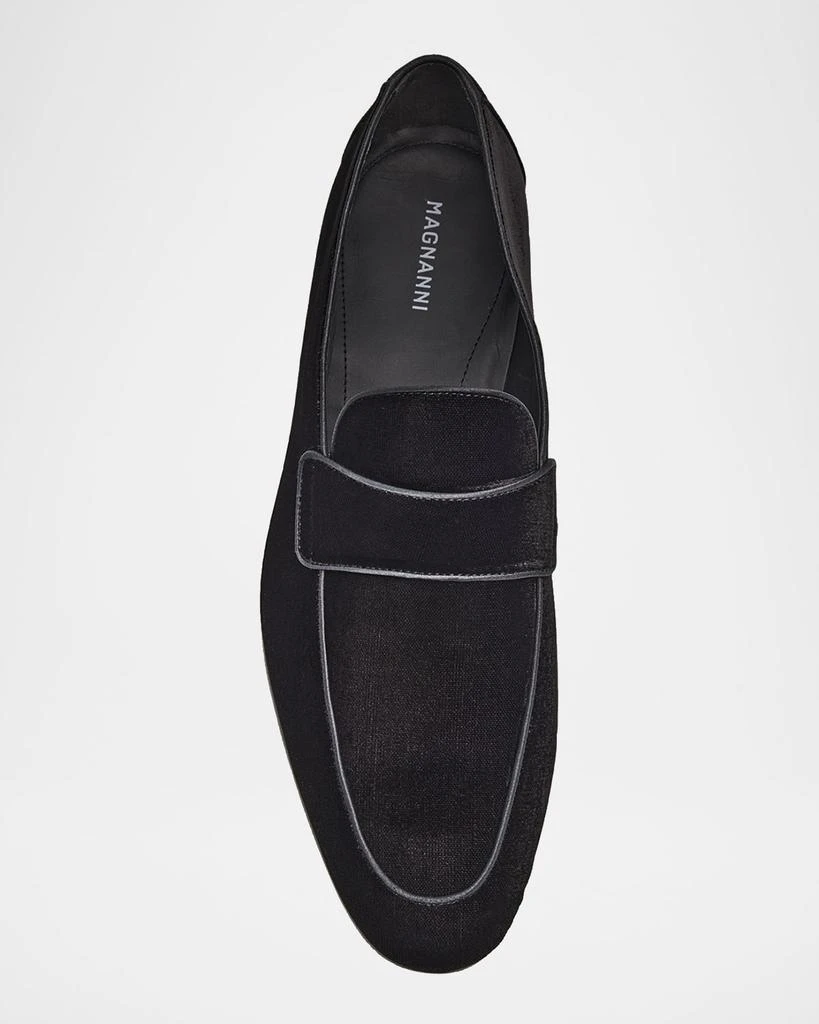 Magnanni for Neiman Marcus Velvet Penny Loafers Magnanni Men main image 4