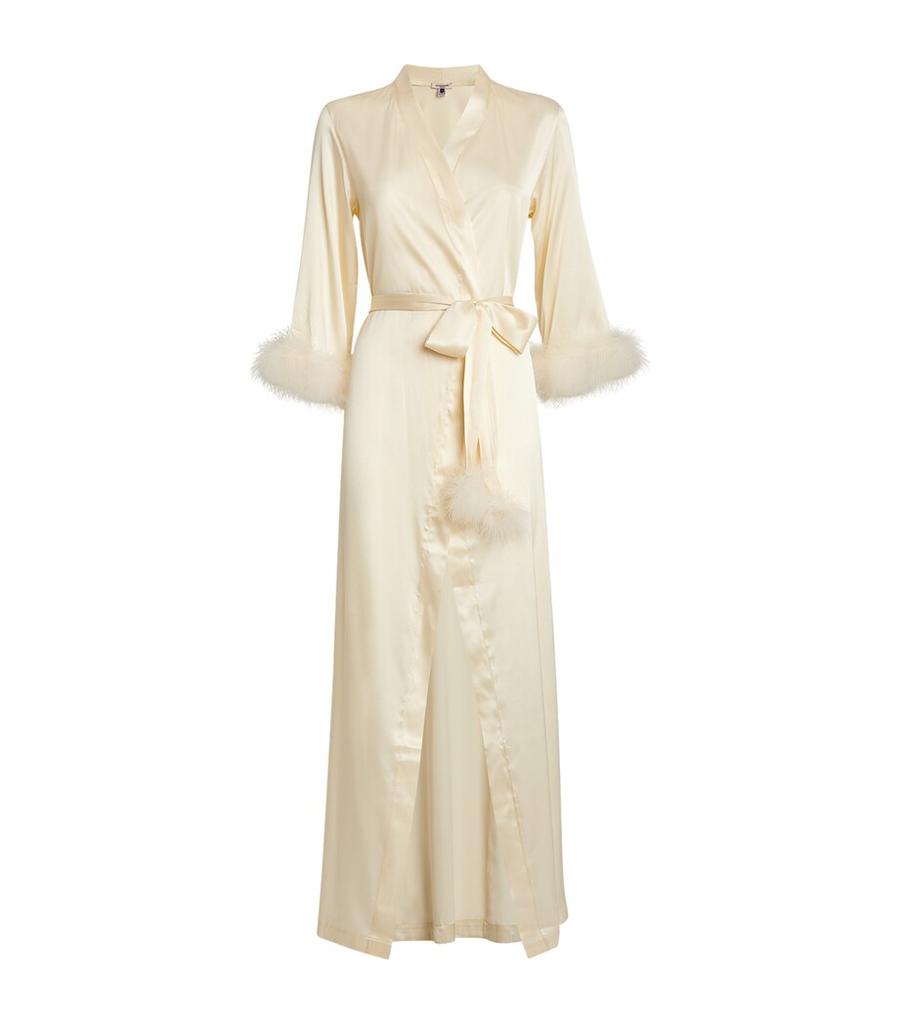GILDA & PEARL Silk Celeste Long Robe