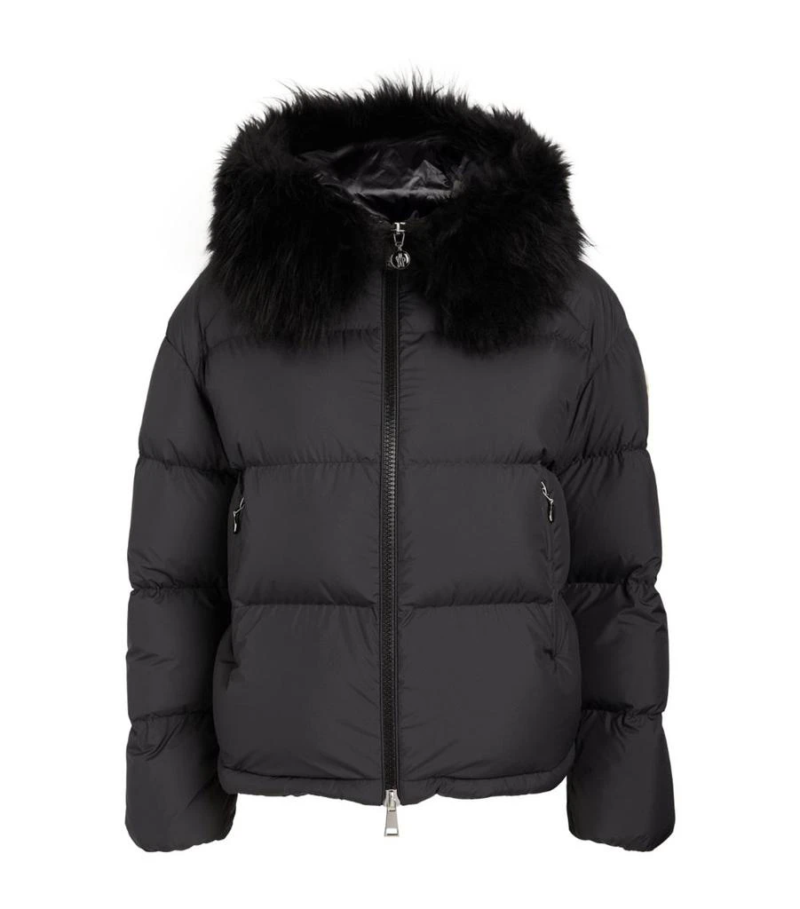 Moncler Fur-Trim Mino Puffer Jacket 1