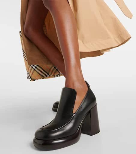 Burberry Leather loafer pumps 4