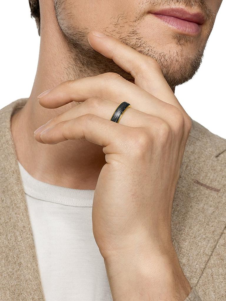 David Yurman Streamline Band Ring in 18K Yellow Gold