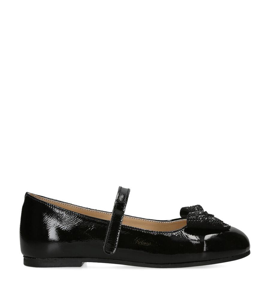 Babywalker Crystal Bow Ballet Flats