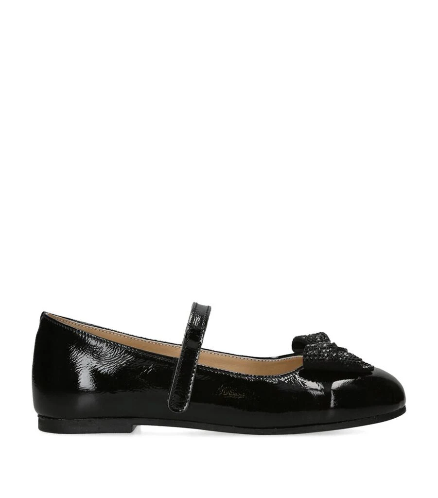 Babywalker Crystal Bow Ballet Flats 1