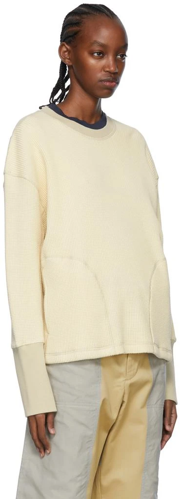 Nicholas Daley Off-White Cotton Long Sleeve T-Shirt 2