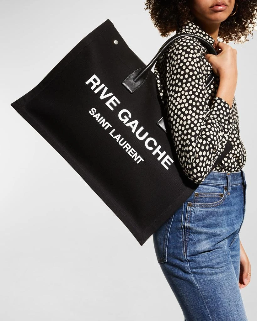 Yves Saint Laurent Rive Gauche Tote Bag in Canvas 2