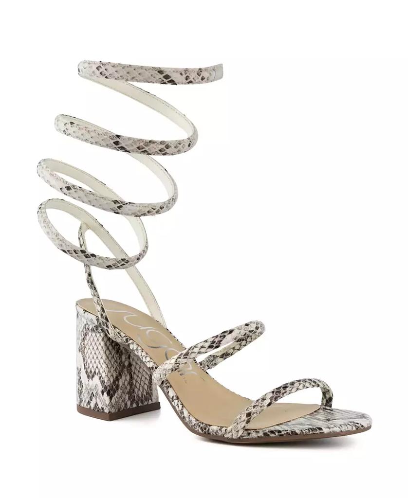 Sugar Women's Belleza Spiral Strap Sandals