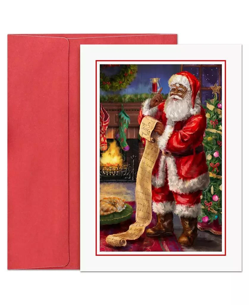 Masterpiece Studios Santa With List Holiday Boxed Cards 1