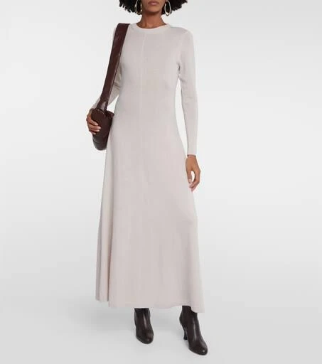 Jardin des Orangers Wool and cashmere sweater dress 2