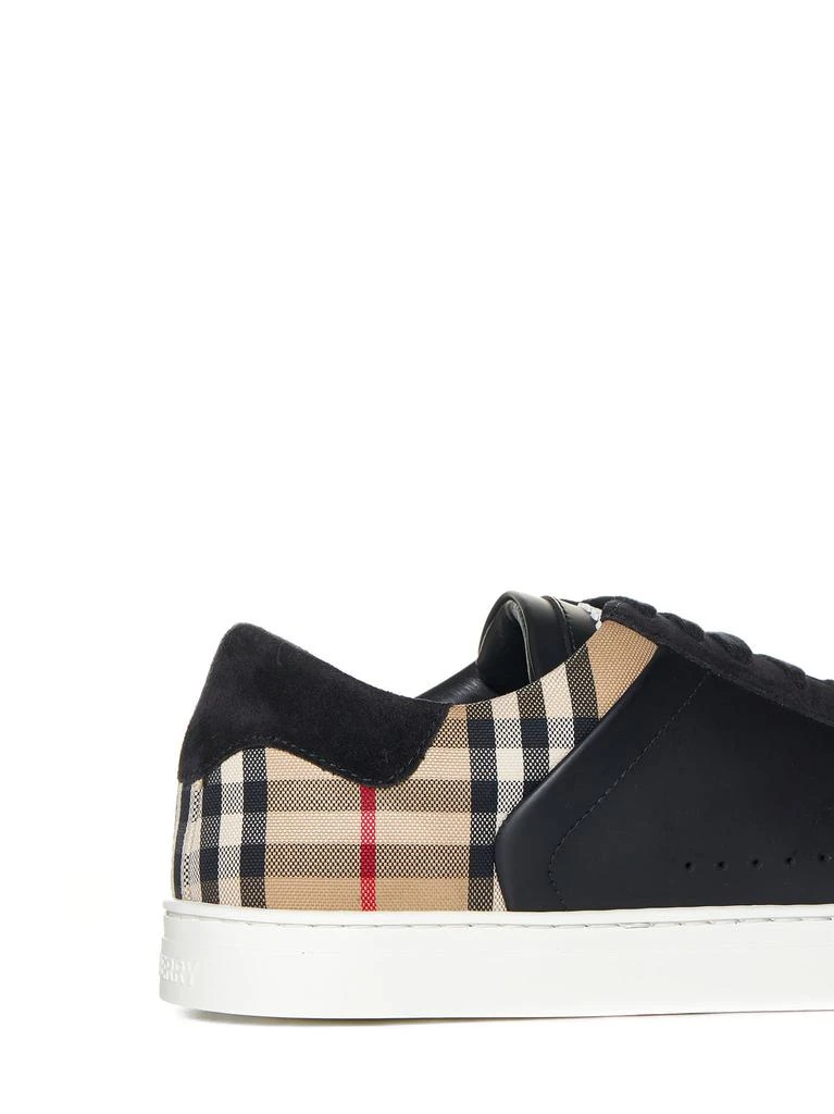 Burberry BURBERRY | Stevie check canvas and leather sneakers by Burberry | Man | 40 4