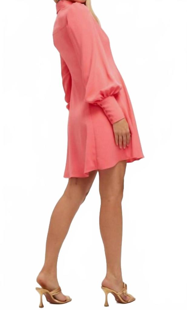 Trina Turk Lanea Dress In Coral Crush