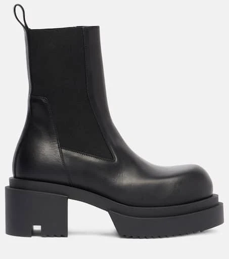 Rick Owens Beatle leather platform Chelsea boots 4