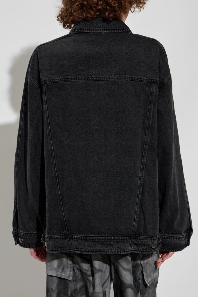 Adidas Denim jacket with shimmering sequins 4
