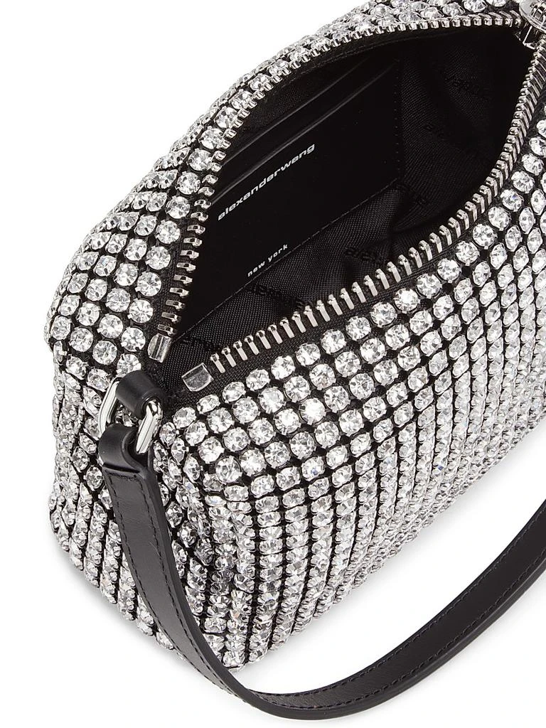 Alexander Wang Medium Heiress Rhinestone Mesh Pouch 3