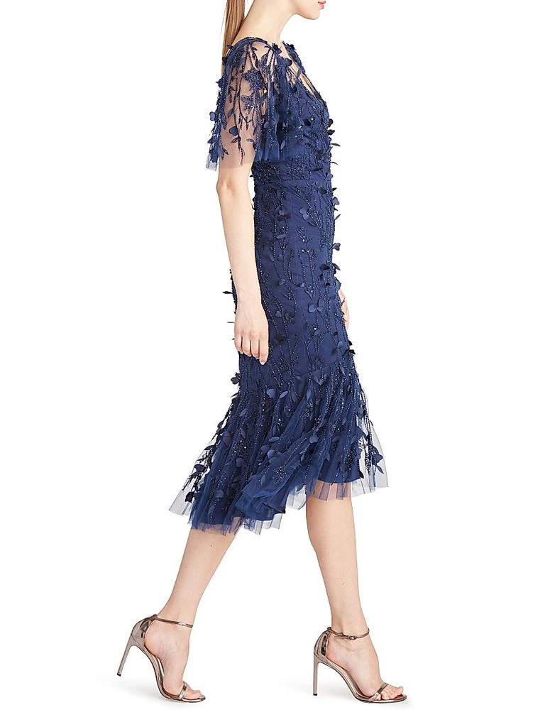 chinese dress ladies Theia Radiance Cream Lace Tulle Evening Dress Xs / Shorter Length (Suitable for Height 160cm & below)