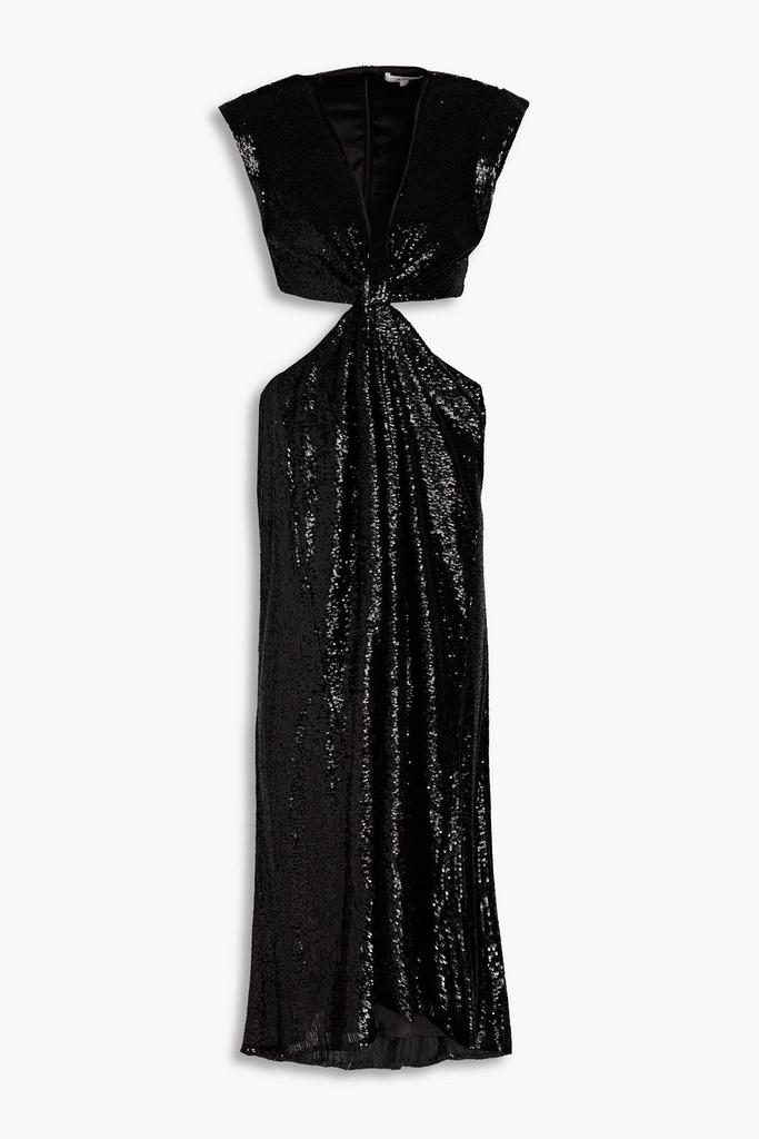 A.L.C. Alexis cutout sequined tulle midi dress