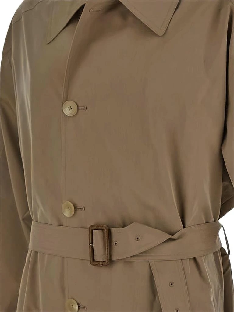 AURALEE Brown Cotton-Polyester Blend Trench Coat 3