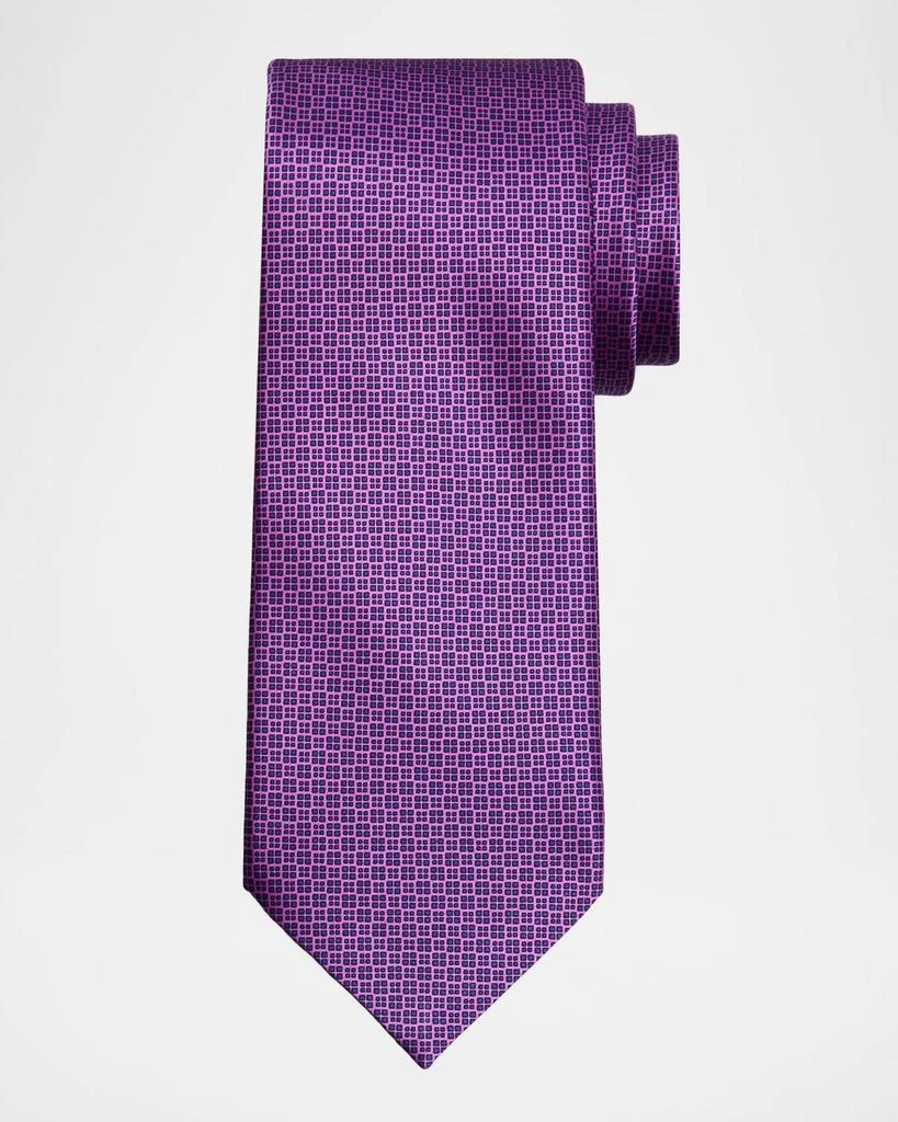 Stefano Ricci Men
s Micro-Geometric Silk Tie
