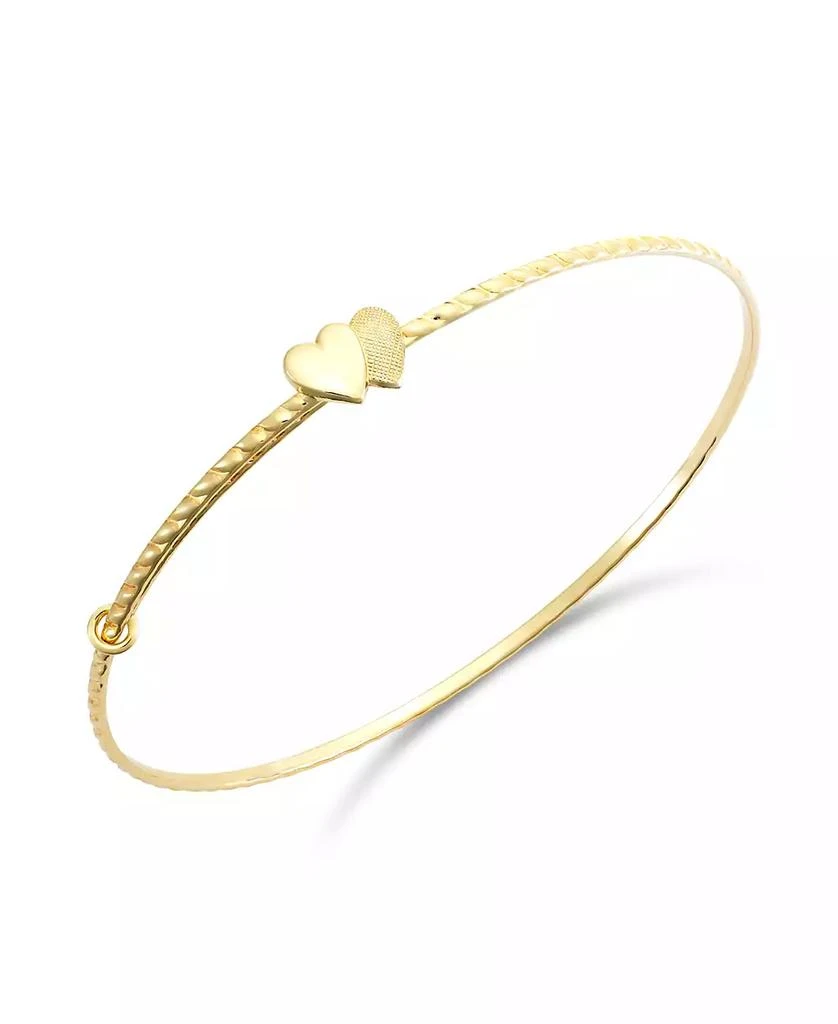 Macy
s Children
s Double Heart Twist Bracelet in 14k Gold