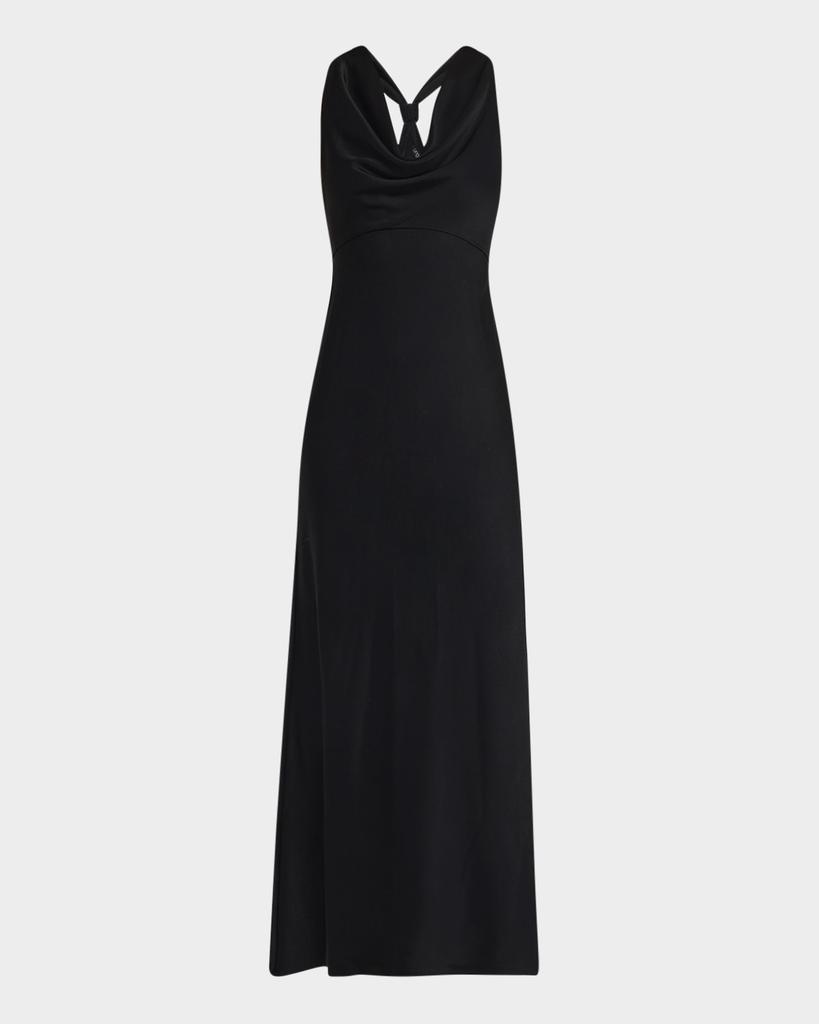 新作【Rebecca Vallance】Domenica halterneck gown Domenica halterneck gown in black - Rebecca Vallance | Mytheresa