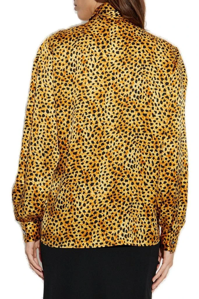 Versace Versace Leopard-Printed Long-Sleeved Shirt 3