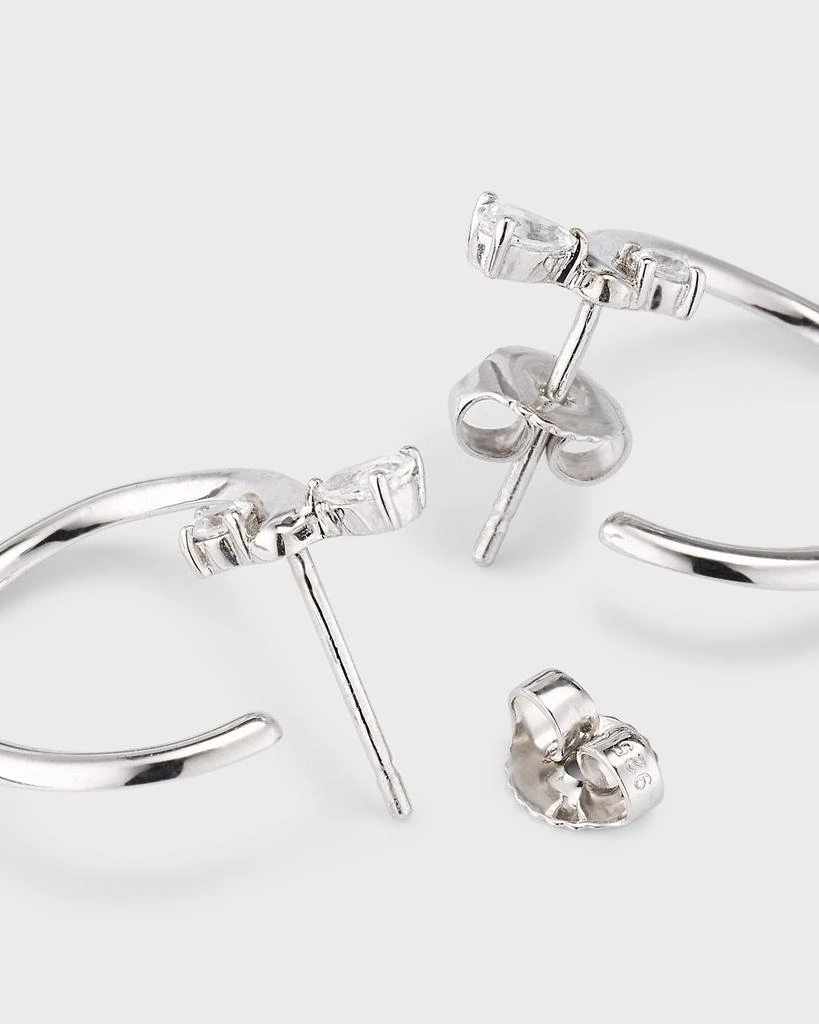 Monica Rich Kosann Sterling Silver Galaxy Midi Wrap Hoop Earrings 4