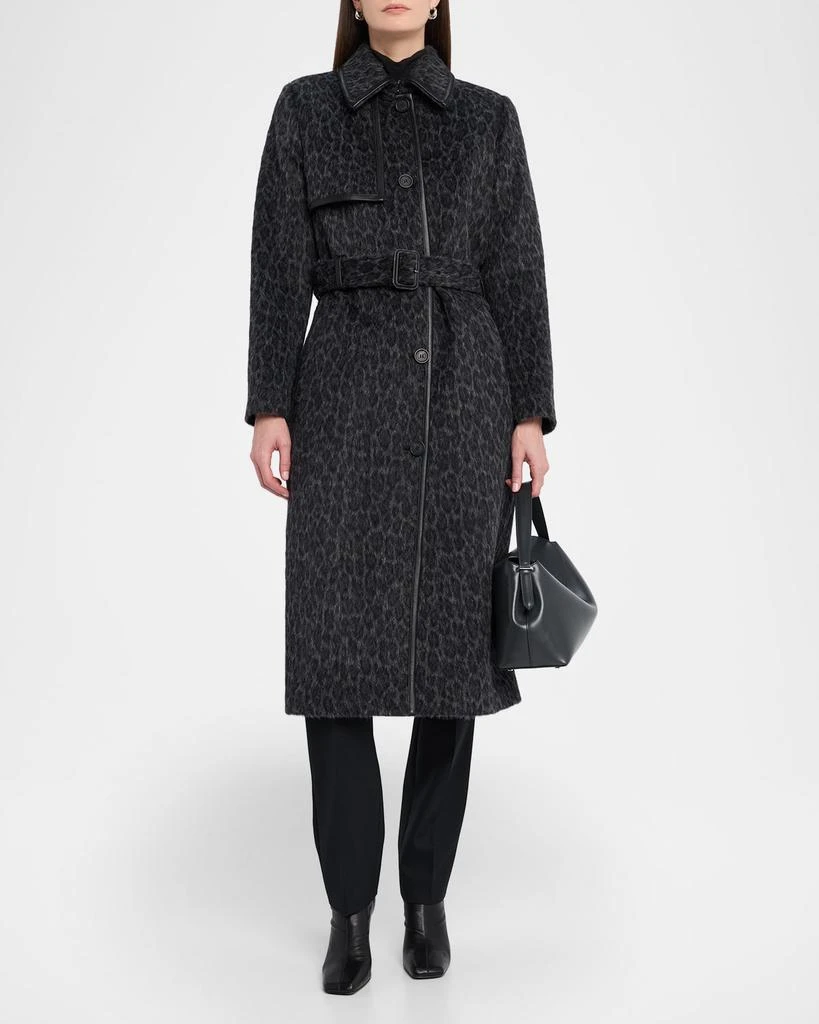 Mackage Zeva-A Single-Breasted Wool Trench Coat 2