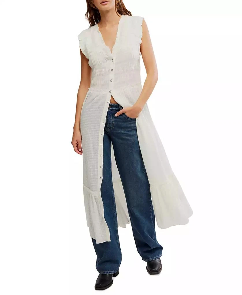 Free People Women's Desert Dazed Cotton Midi Dress 5