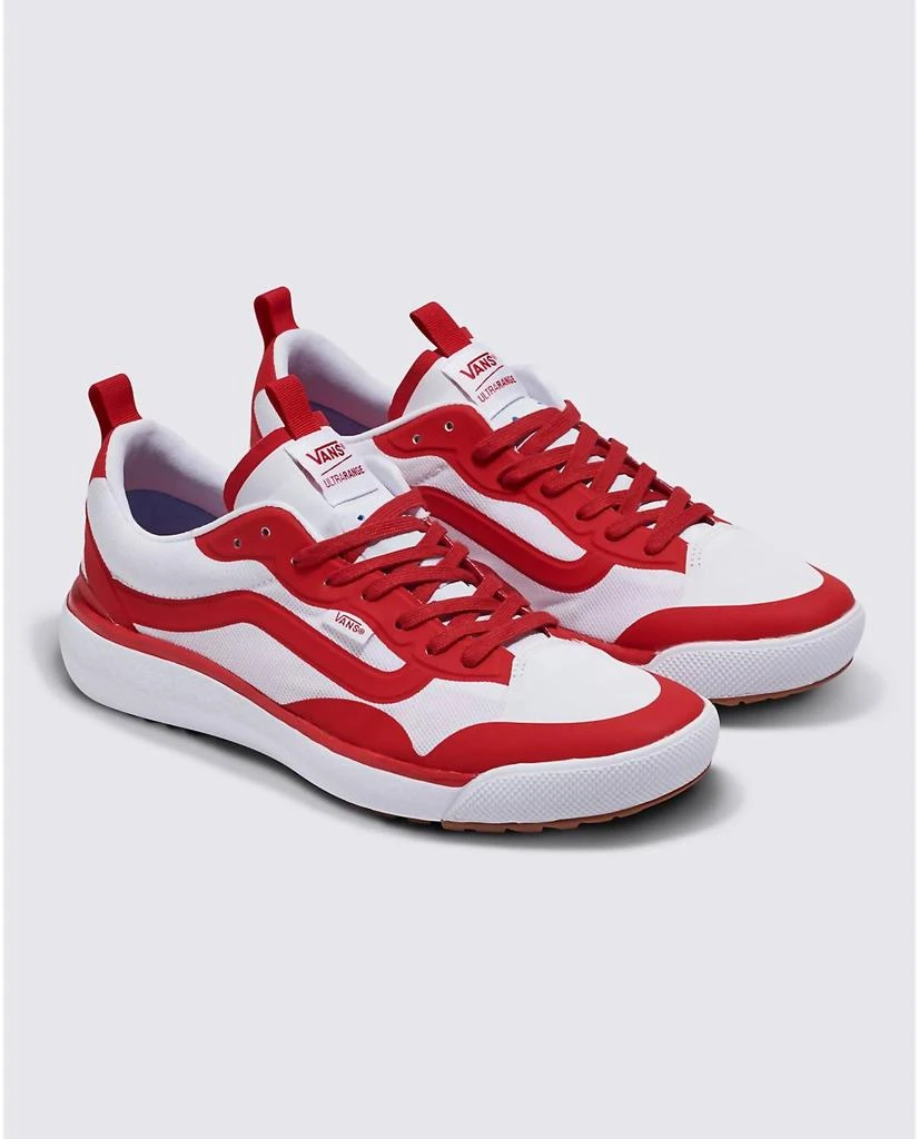 Vans Men's Ultrarange Exo Sneaker In White/red 1