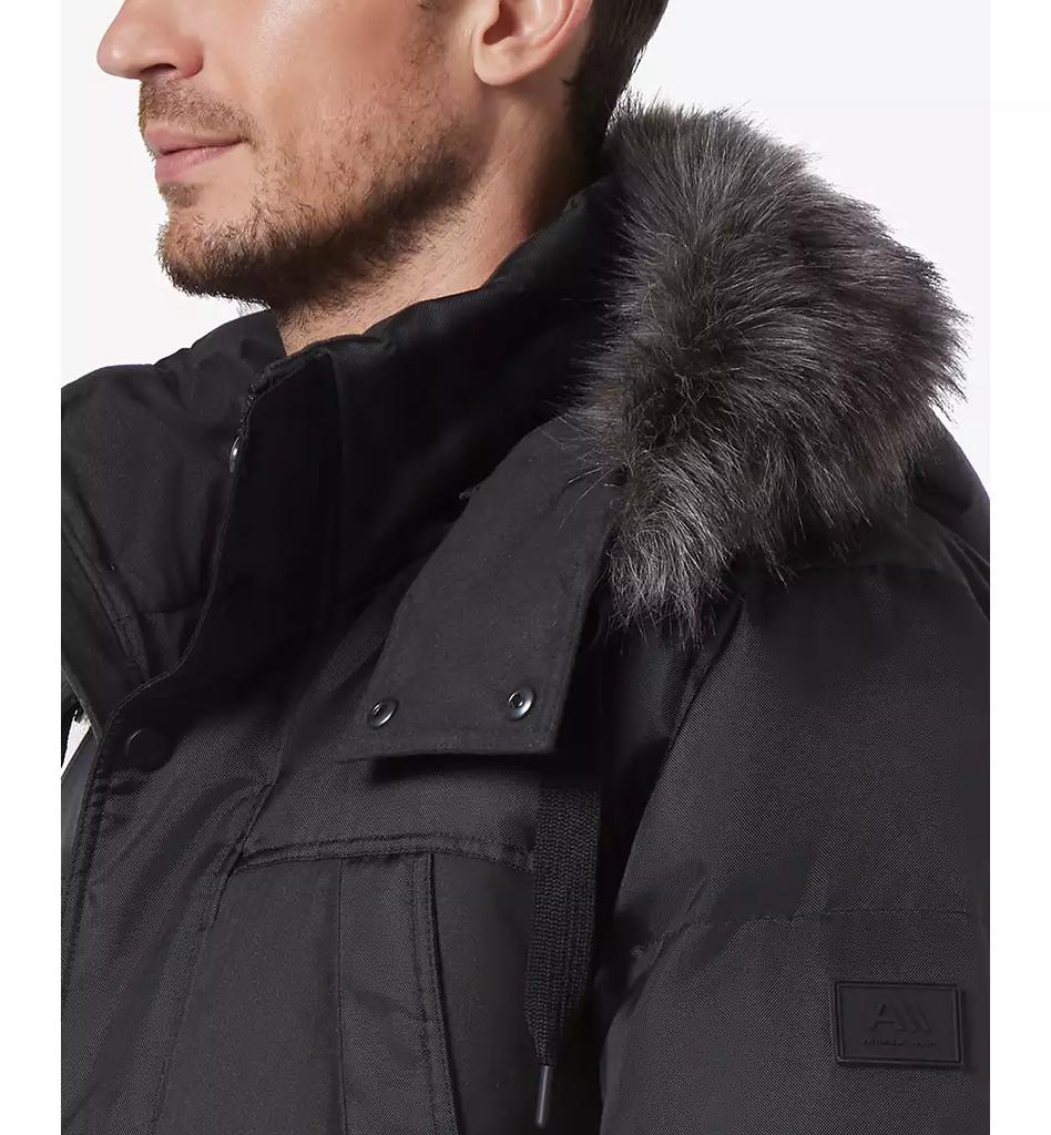 Men's Tripp Oxford Poly & Faux Wool Combo Down Parka – On Sale Now
