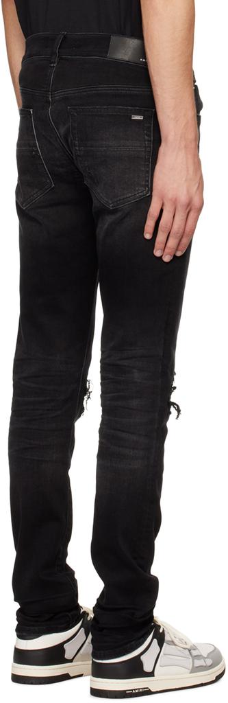 AMIRI Black MX1 Bandana Jacquard Jeans WAIST-US-38 - Jeans